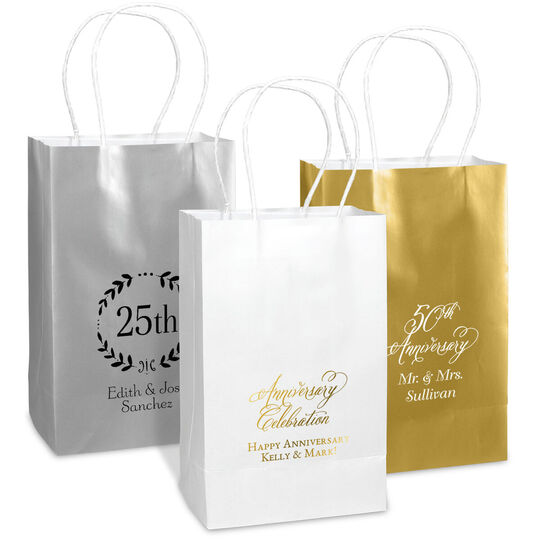 Design Your Own Anniversary Medium Twisted Handled Bags